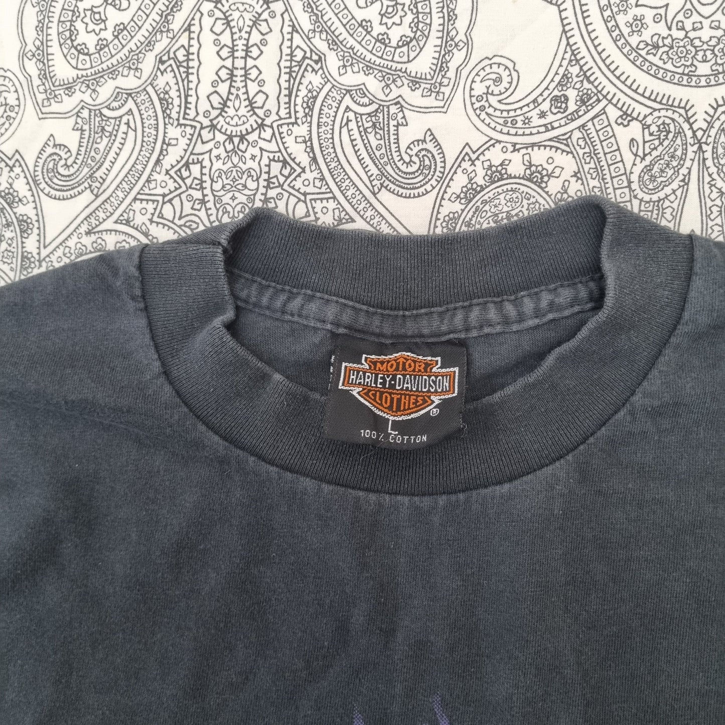 Harley Davidson Motorcycles Vintage T-shirt Daytona Beach Tee vintage graphic Clothes, Shoes & Accessories:Men:Men's Clothing:Shirts & Tops:T-Shirts by Golden Era Tees
