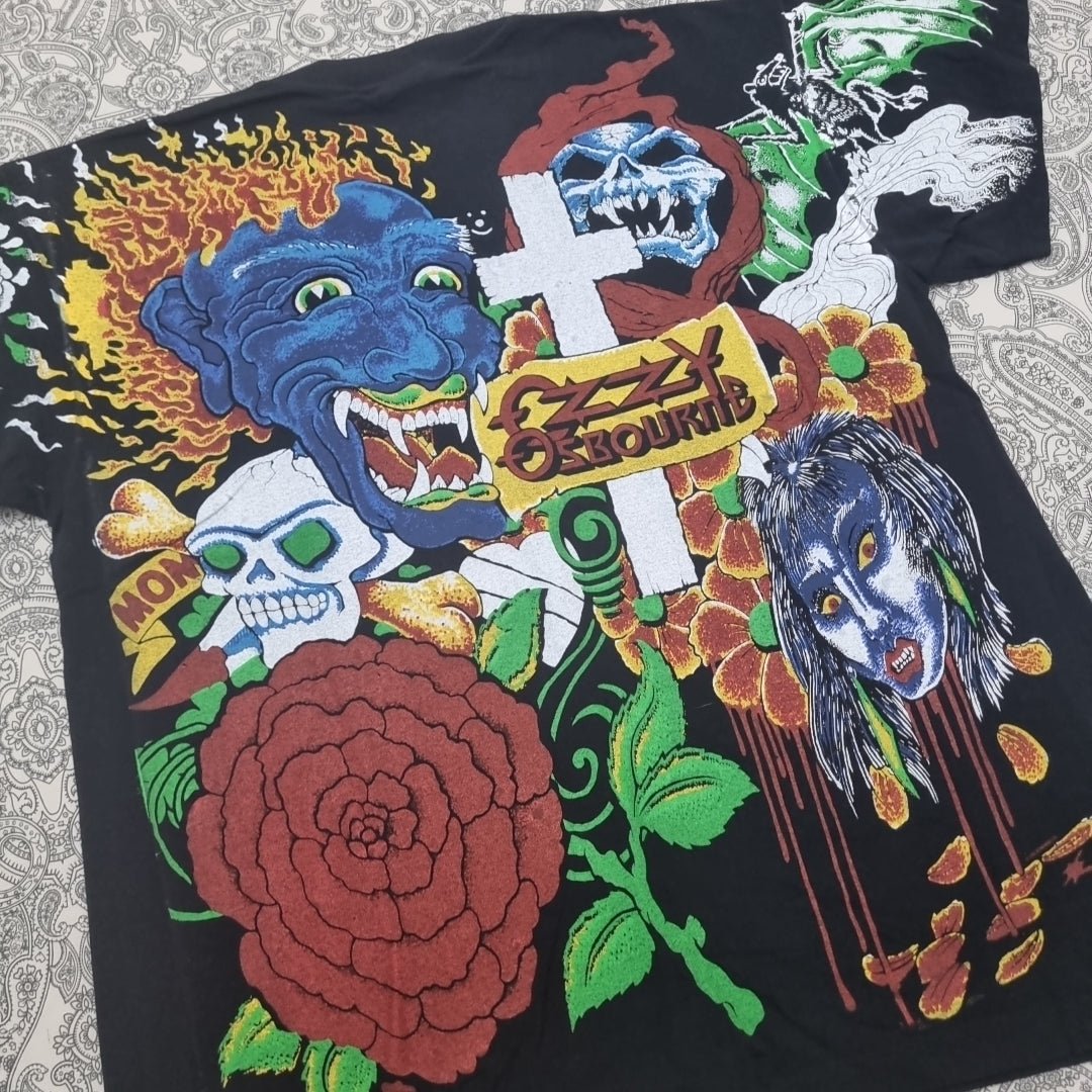 Ozzy Osbourne Vintage T Shirt XL Metal Band Tee Ovp Graphic Black Sabbath vintage graphic Vintage Tees by Golden Era Tees