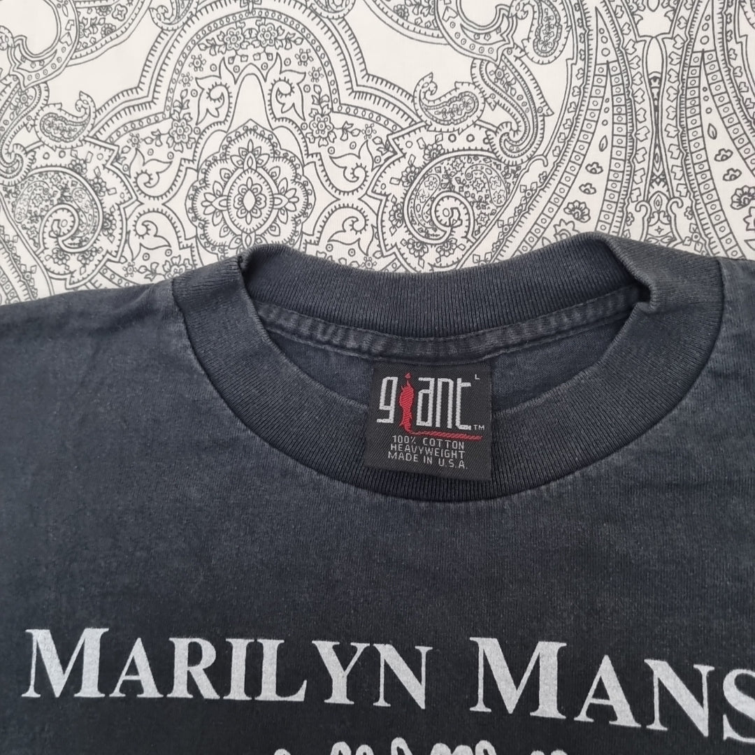 Marilyn Manson Vintage T Shirt Believe Graphic Print