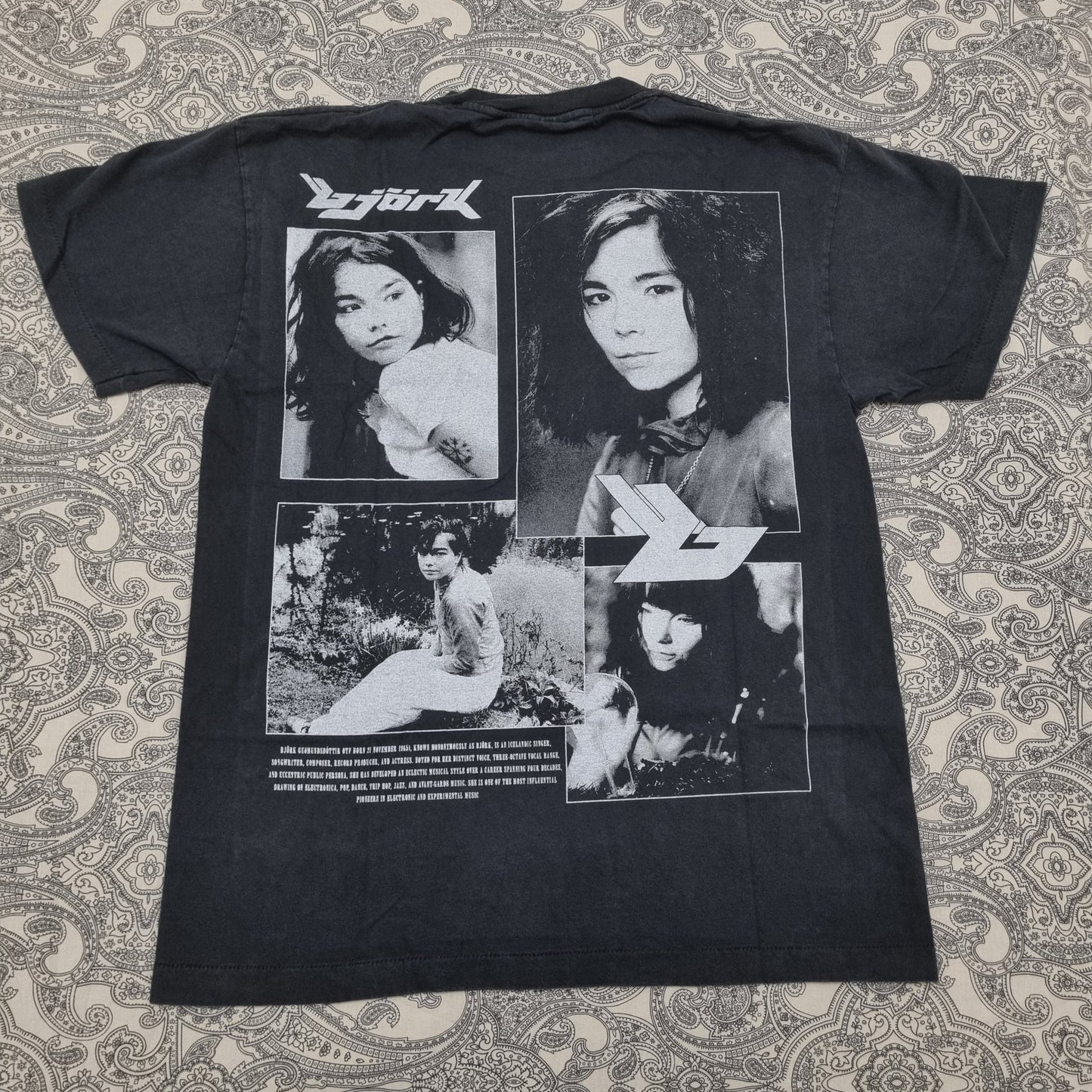 Bjork Vintage Band T Shirt Double - Sided Graphic Print Tee 90s vintage graphic Clothes, Shoes & Accessories:Men:Men's Clothing:Shirts & Tops:T-Shirts by Golden Era Tees
