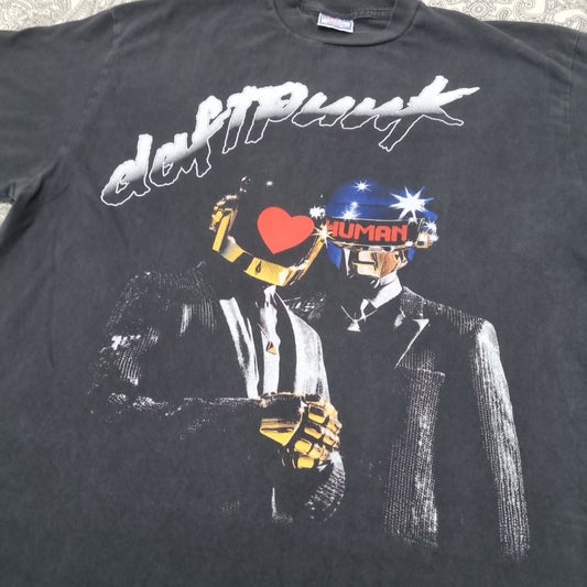 Daft Punk Vintage T Shirt Discovery Album Y2k Graphic Print vintage graphic Vintage Tees by Golden Era Tees