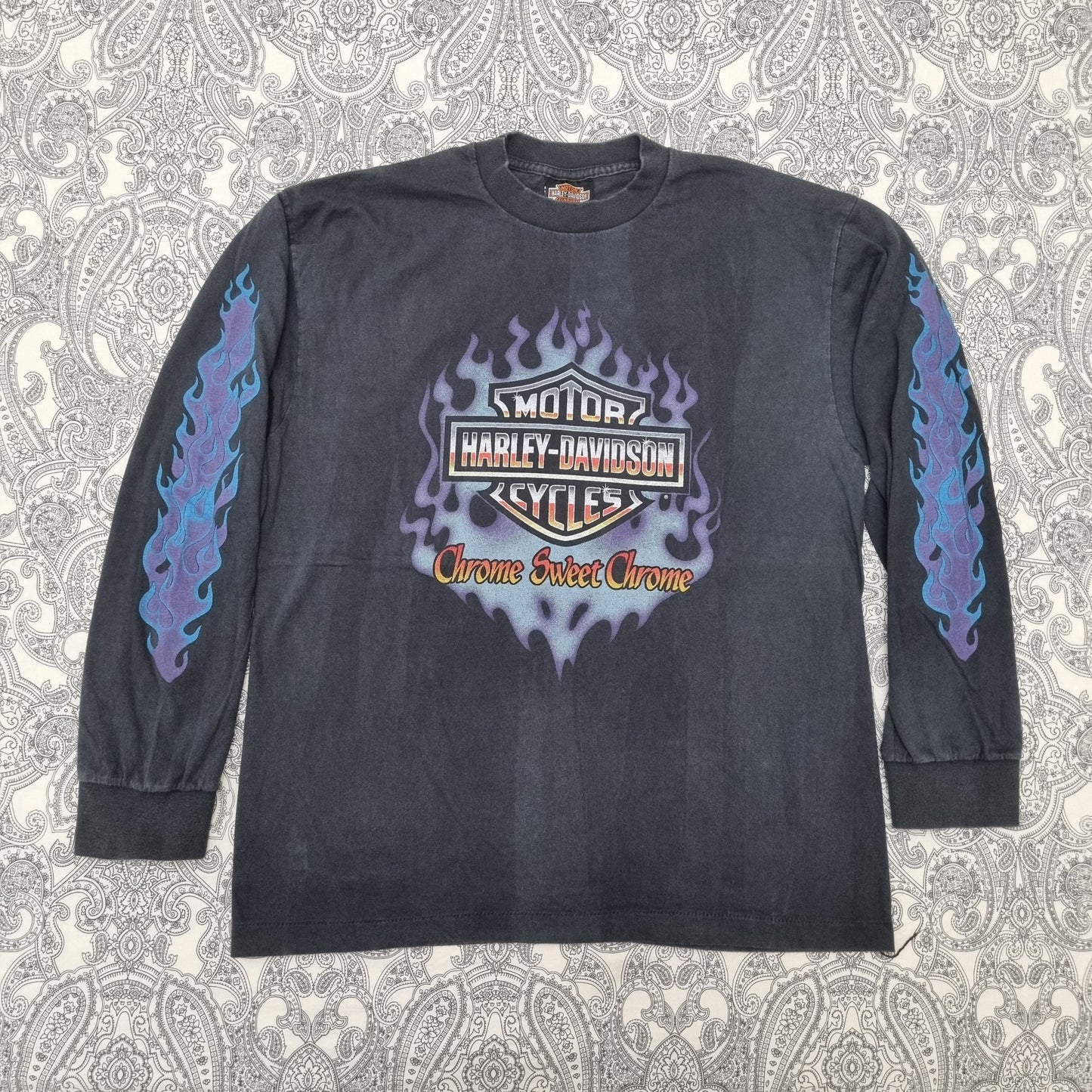 Harley Davidson Motorcycles Vintage T-shirt Daytona Beach Tee vintage graphic Clothes, Shoes & Accessories:Men:Men's Clothing:Shirts & Tops:T-Shirts by Golden Era Tees