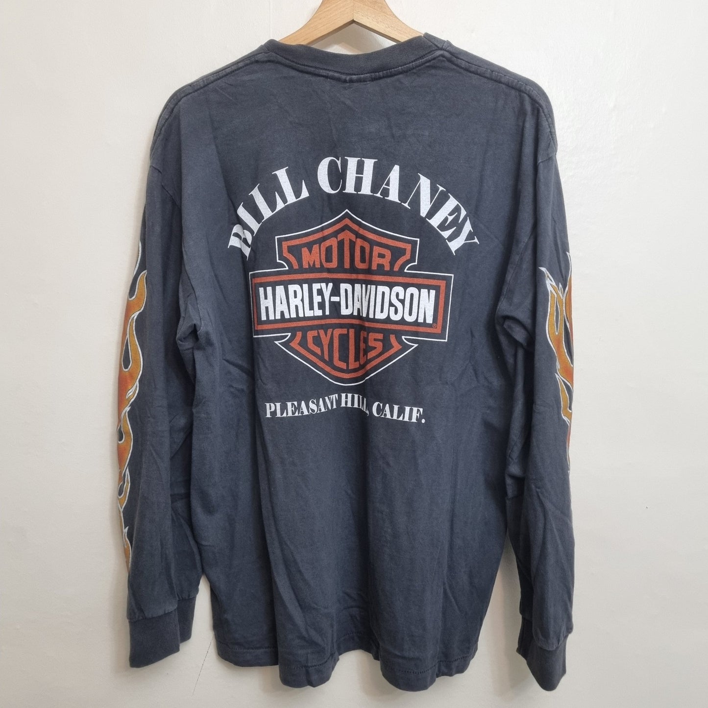 Harley Davidson Motorcycles Vintage T Shirt Untamed Tiger Flame Logo Graphic vintage graphic Clothes, Shoes & Accessories:Men:Men's Clothing:Shirts & Tops:T-Shirts by Golden Era Tees