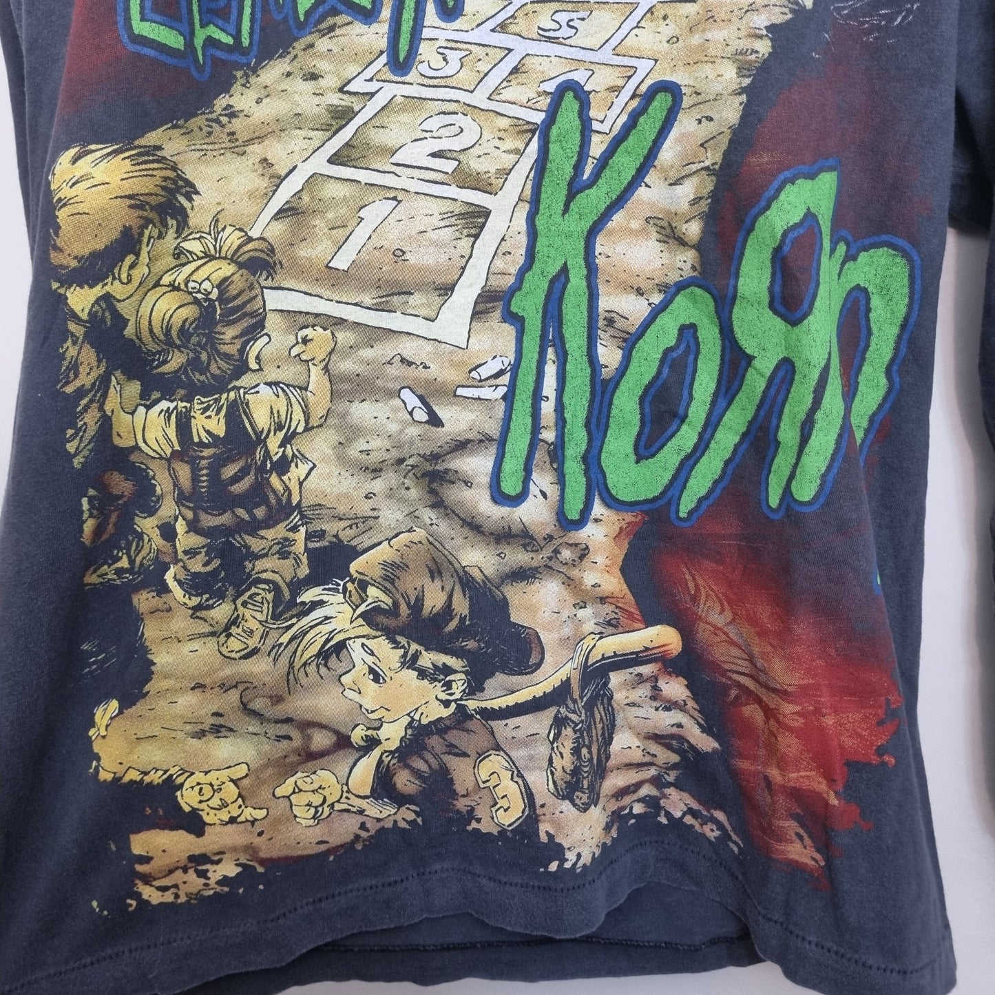 KORN Vintage Band T Shirt Follow The Leader 90s Graphic Tee Long Sleeve vintage graphic Clothes, Shoes & Accessories:Men:Men's Clothing:Shirts & Tops:T-Shirts by Golden Era Tees