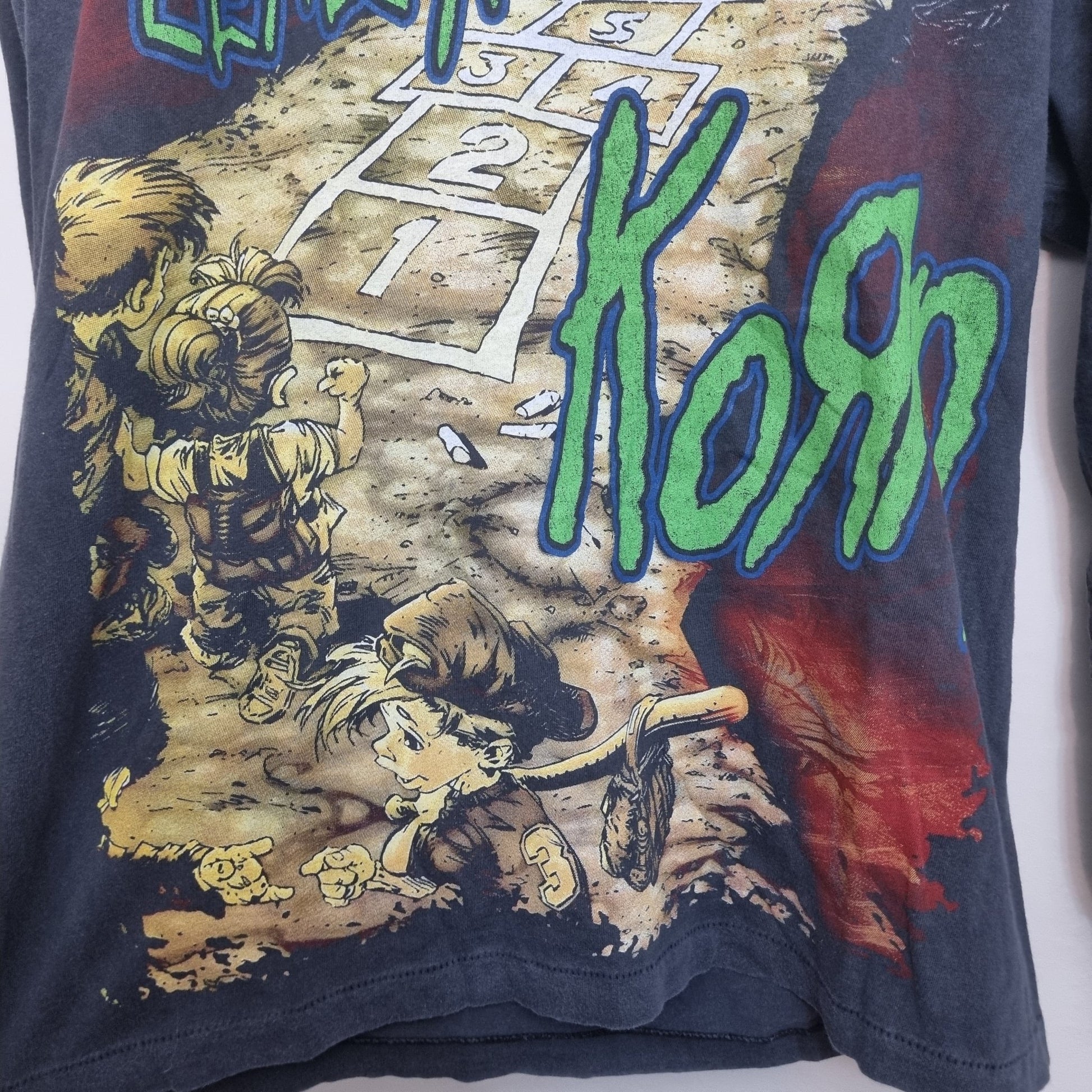 KORN Vintage Band T Shirt Follow The Leader 90s Graphic Tee Long Sleeve vintage graphic Clothes, Shoes & Accessories:Men:Men's Clothing:Shirts & Tops:T-Shirts by Golden Era Tees