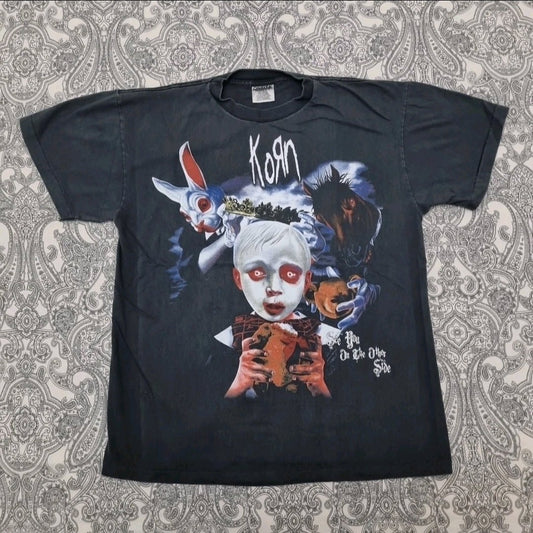 KORN Vintage Band T Shirt See You Other Side Tour 2006 USA New Metal Merch Y2k vintage graphic Vintage Tees by Golden Era Tees