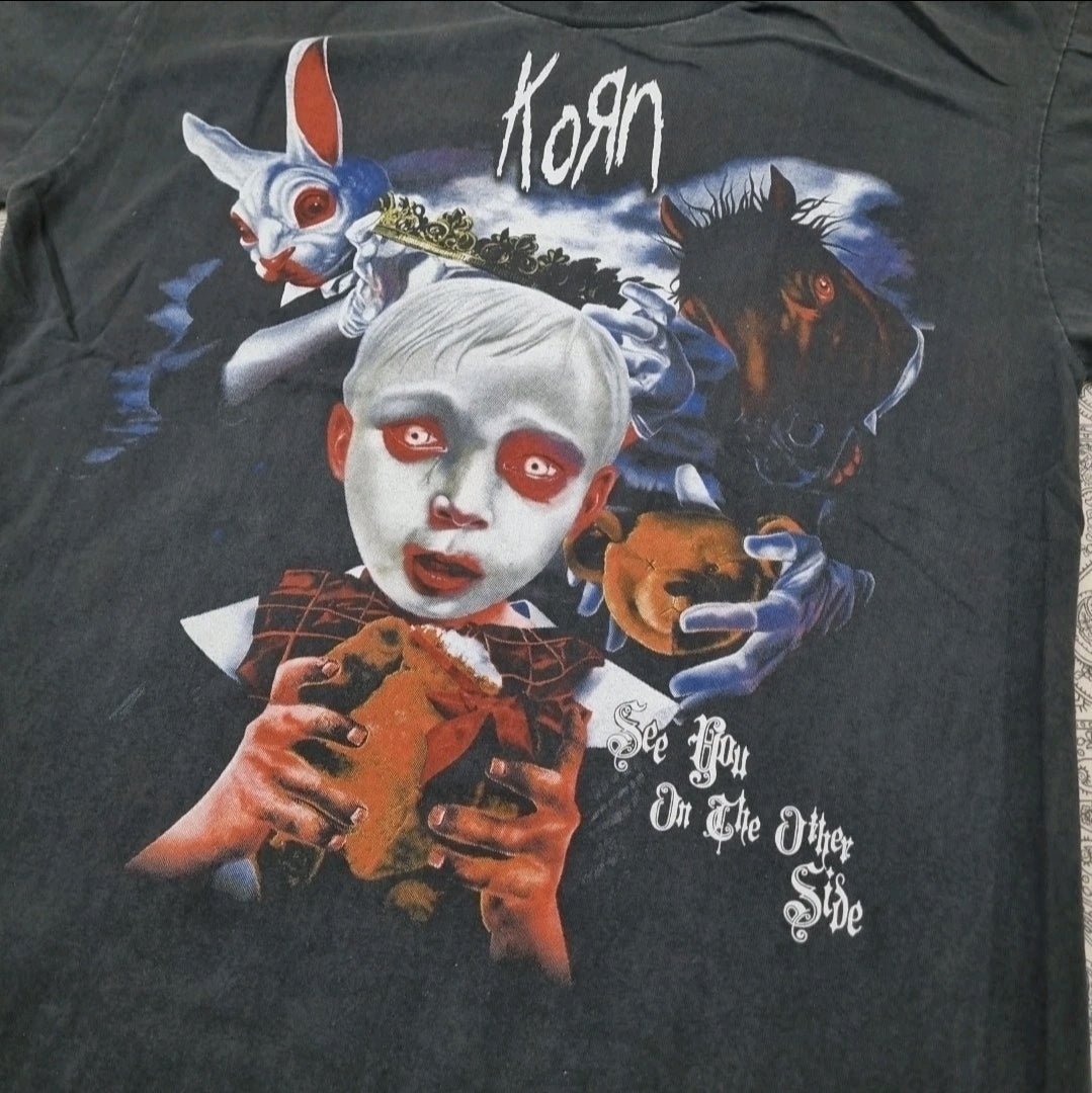 KORN Vintage Band T Shirt See You Other Side Tour 2006 USA New Metal Merch Y2k vintage graphic Vintage Tees by Golden Era Tees