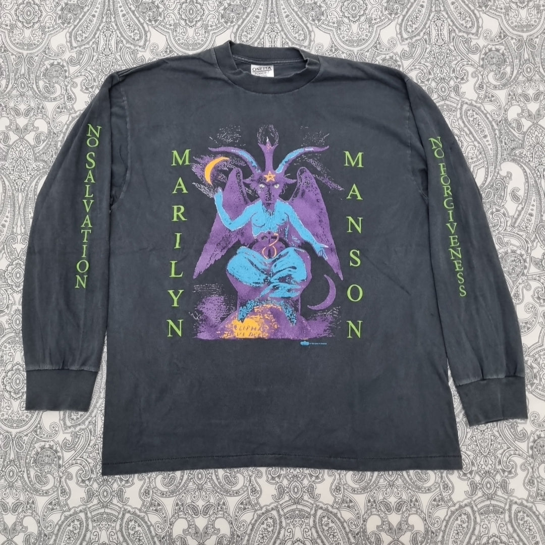 Marilyn Manson Vintage T Shirt When I'm God Everyone Dies Graphic Print vintage graphic Vintage Tees by Golden Era Tees