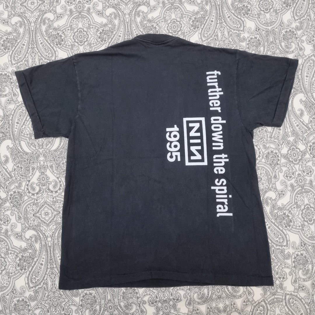 Nine Inch Nails Vintage T Shirt Further Down The Spiral Graphic Band Print vintage graphic Clothes, Shoes & Accessories:Men:Men's Clothing:Shirts & Tops:T-Shirts by Golden Era Tees