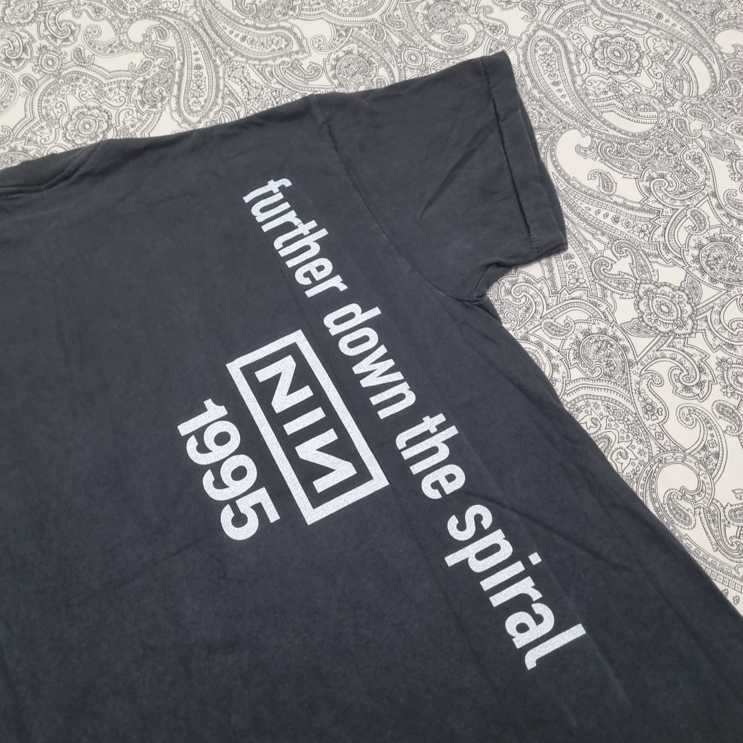 Nine Inch Nails Vintage T Shirt Further Down The Spiral Graphic Band Print vintage graphic Clothes, Shoes & Accessories:Men:Men's Clothing:Shirts & Tops:T-Shirts by Golden Era Tees
