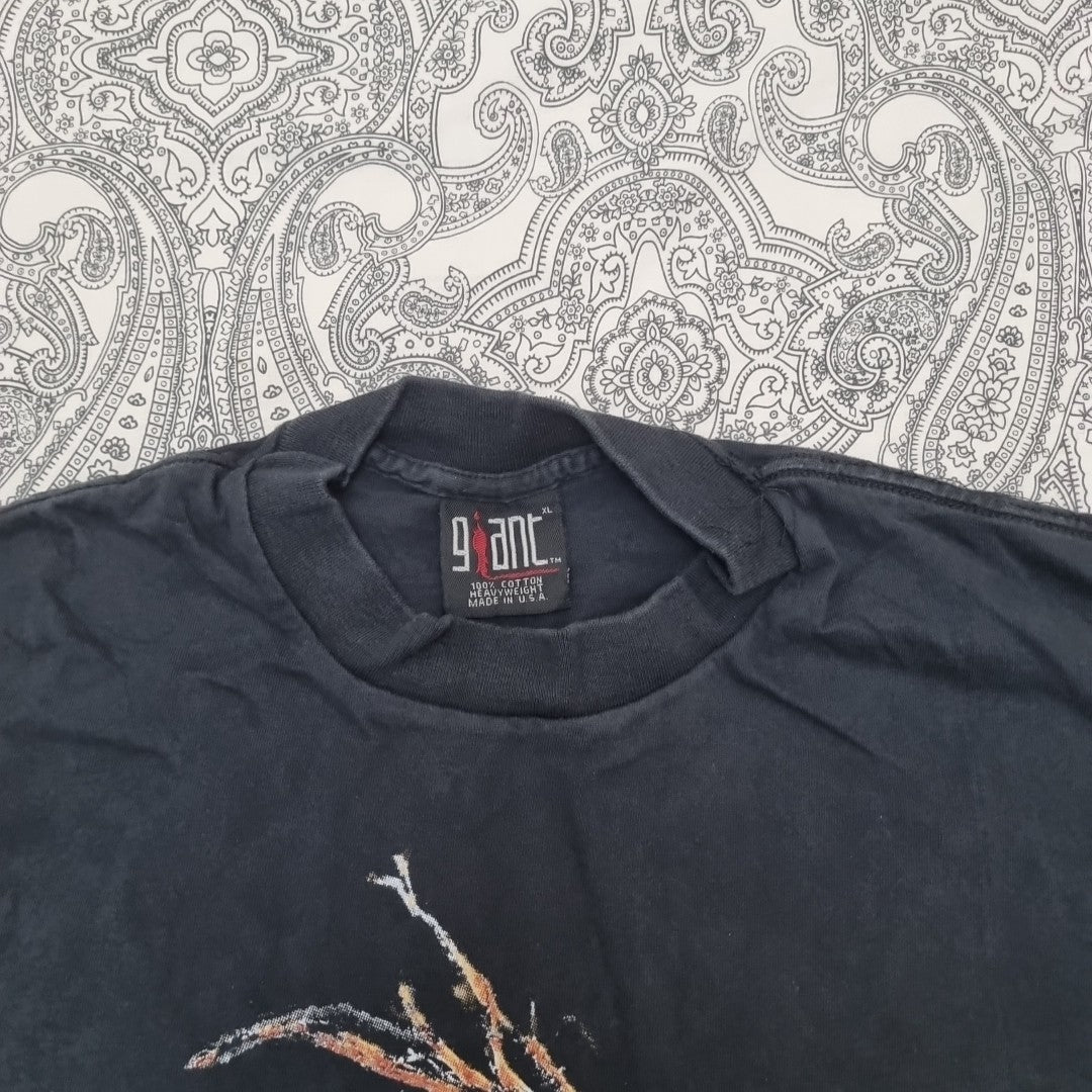 Nine Inch Nails Vintage T Shirt Further Down The Spiral Graphic Band Print vintage graphic Clothes, Shoes & Accessories:Men:Men's Clothing:Shirts & Tops:T-Shirts by Golden Era Tees