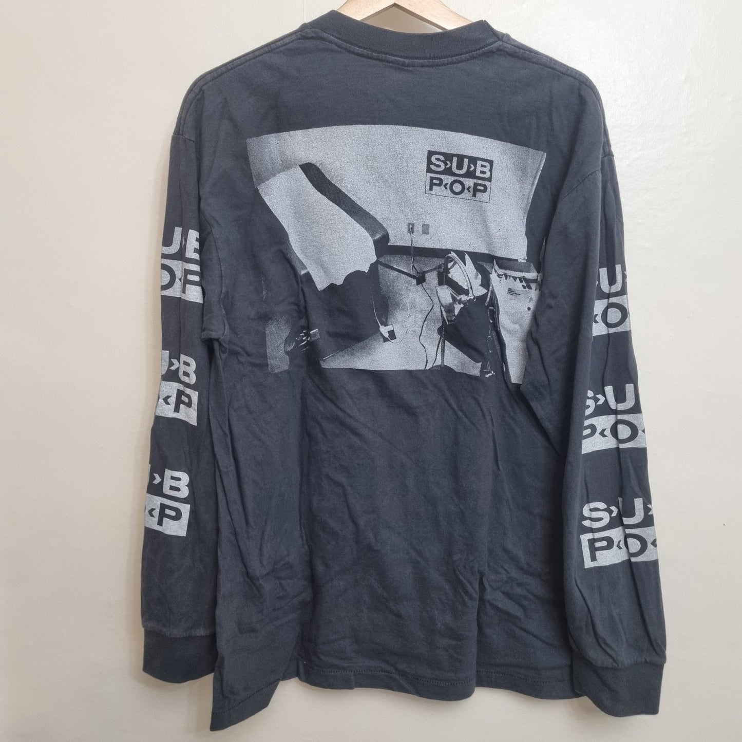 Nirvana Blew T Shirt Vintage Rock Band Tee Sub Pop Long Sleeve Grunge vintage graphic Clothes, Shoes & Accessories:Men:Men's Clothing:Shirts & Tops:T-Shirts by Golden Era Tees