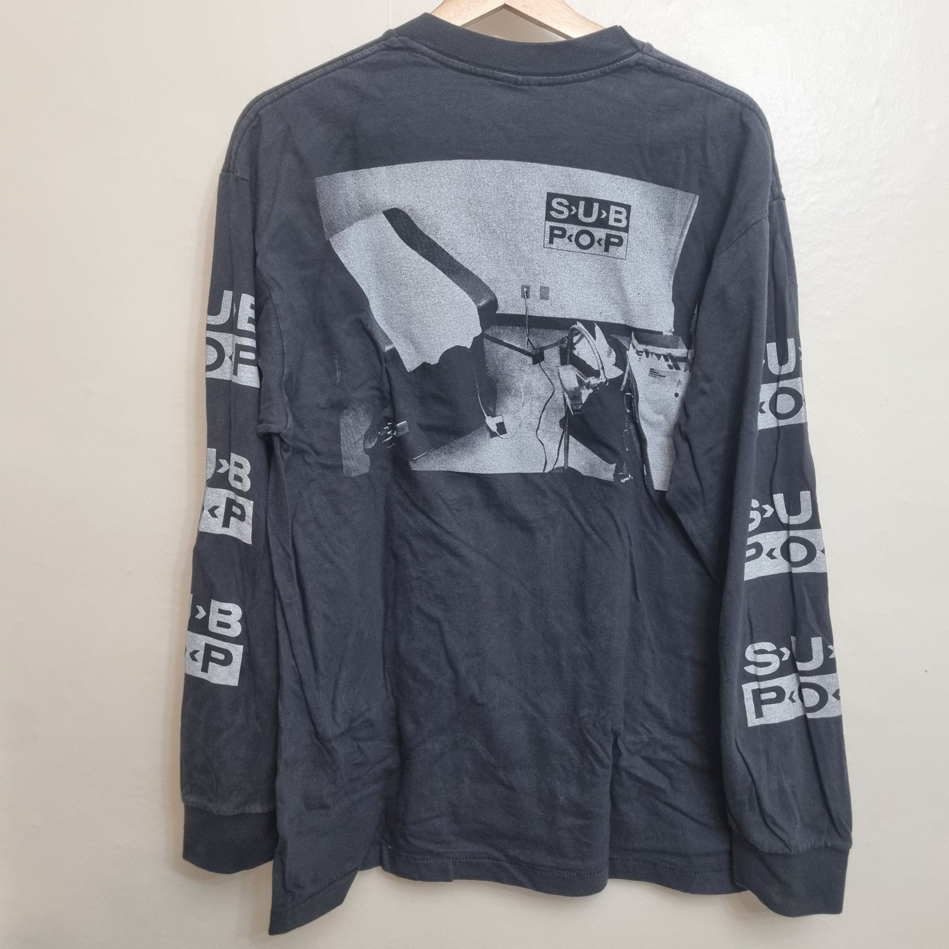 Nirvana Blew T Shirt Vintage Rock Band Tee Sub Pop Long Sleeve Grunge vintage graphic Clothes, Shoes & Accessories:Men:Men's Clothing:Shirts & Tops:T-Shirts by Golden Era Tees