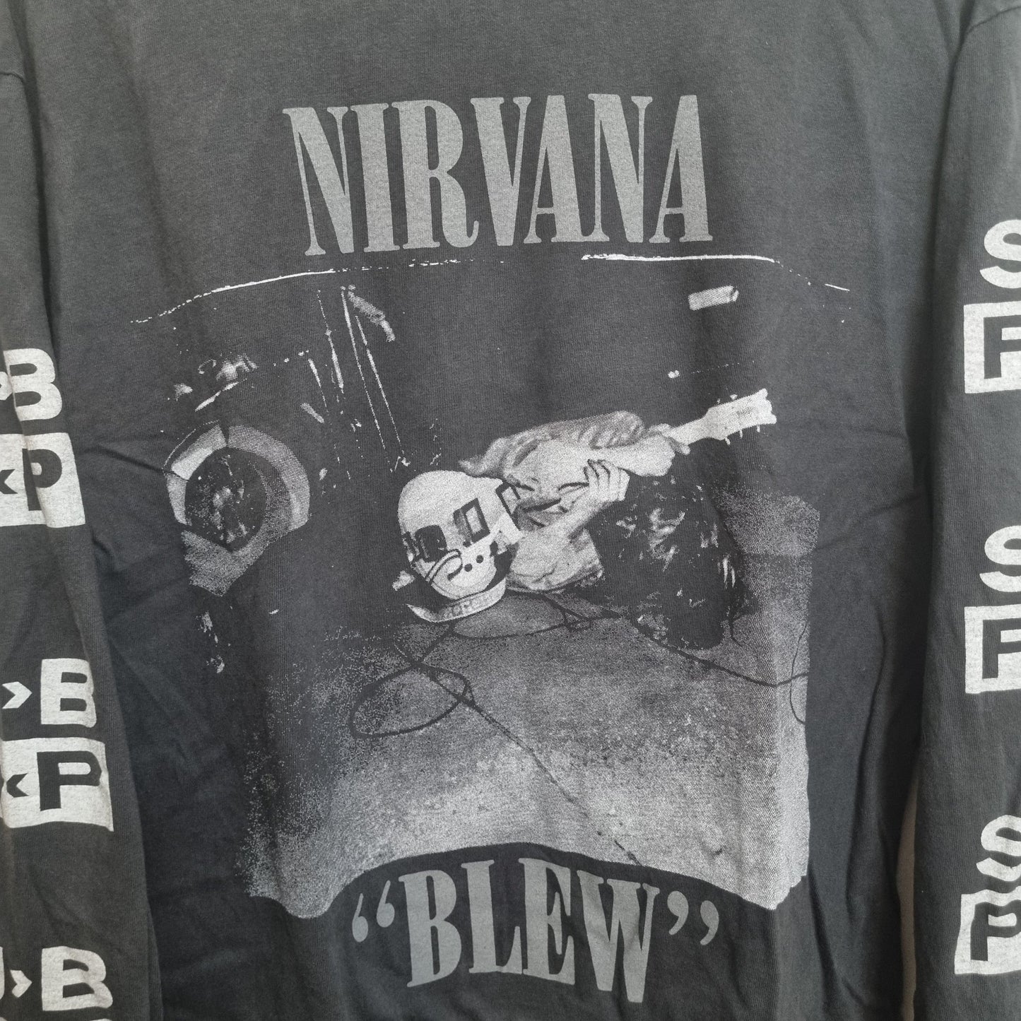 Nirvana Blew T Shirt Vintage Rock Band Tee Sub Pop Long Sleeve Grunge vintage graphic Clothes, Shoes & Accessories:Men:Men's Clothing:Shirts & Tops:T-Shirts by Golden Era Tees
