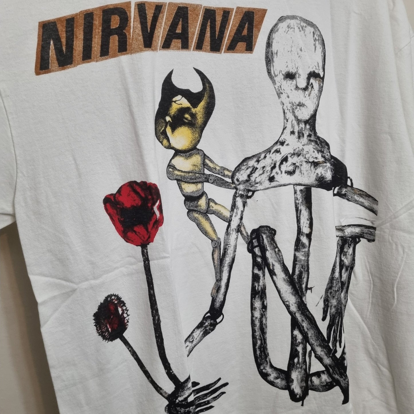 Nirvana Vintage T Shirt Rock Band Tee Incesticide Grunge Style vintage graphic Clothes, Shoes & Accessories:Men:Men's Clothing:Shirts & Tops:T-Shirts by Golden Era Tees