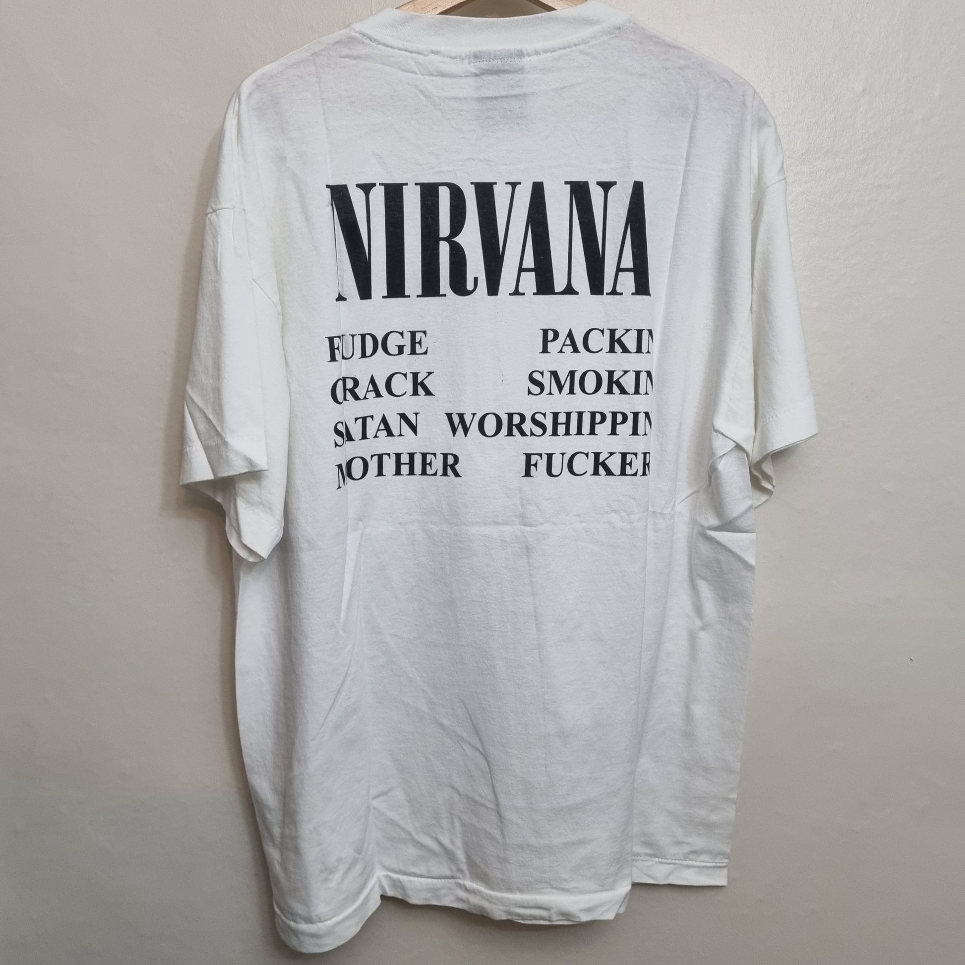 Nirvana Vintage T Shirt Rock Band Tee Incesticide Grunge Style vintage graphic Clothes, Shoes & Accessories:Men:Men's Clothing:Shirts & Tops:T-Shirts by Golden Era Tees