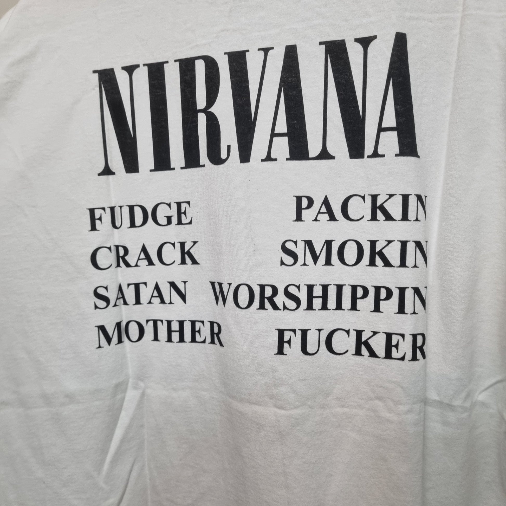 Nirvana Vintage T Shirt Rock Band Tee Incesticide Grunge Style vintage graphic Clothes, Shoes & Accessories:Men:Men's Clothing:Shirts & Tops:T-Shirts by Golden Era Tees