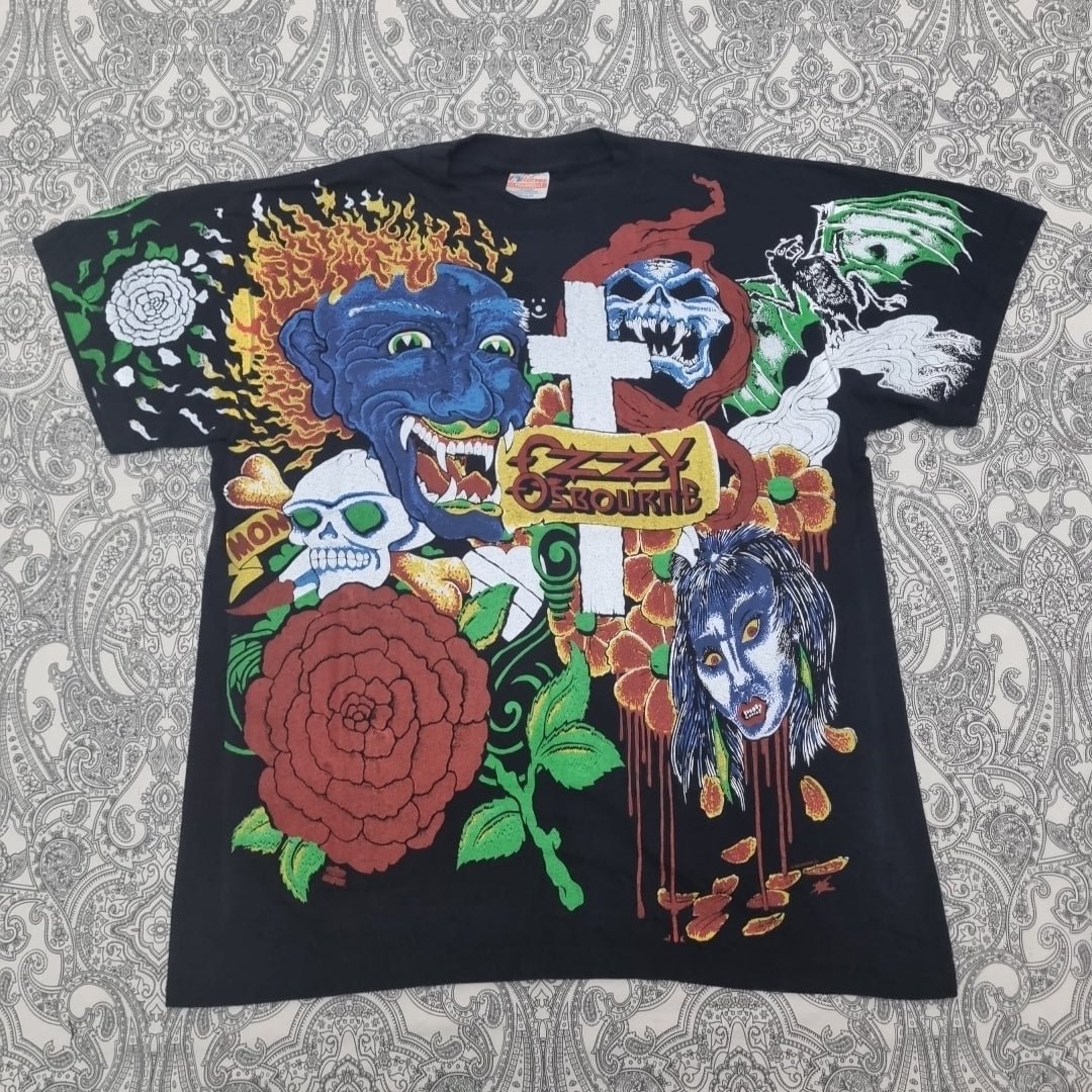 Ozzy Osbourne Vintage T Shirt XL Metal Band Tee Ovp Graphic Black Sabbath vintage graphic Vintage Tees by Golden Era Tees