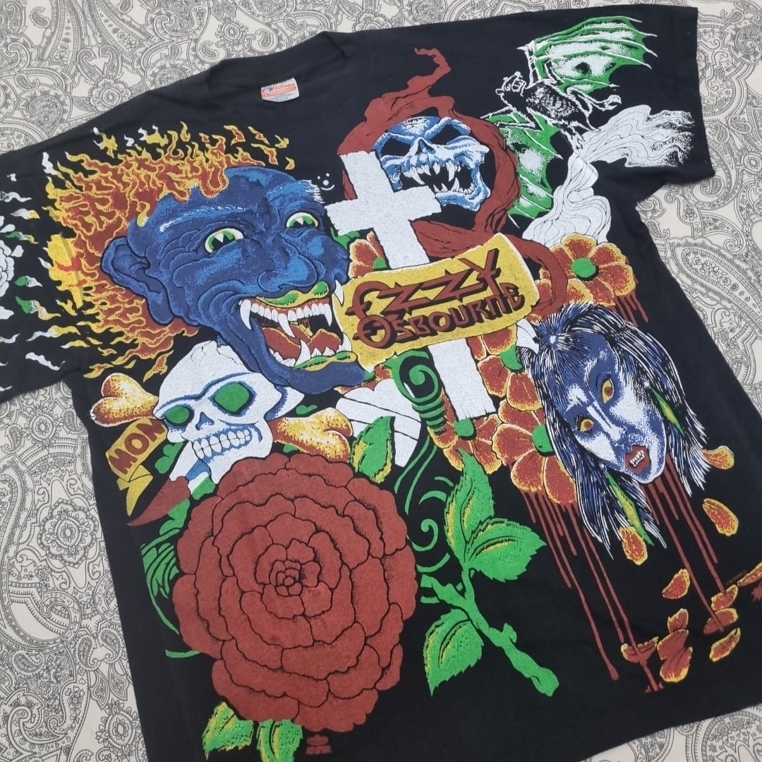 Ozzy Osbourne Vintage T Shirt XL Metal Band Tee Ovp Graphic Black Sabbath vintage graphic Vintage Tees by Golden Era Tees