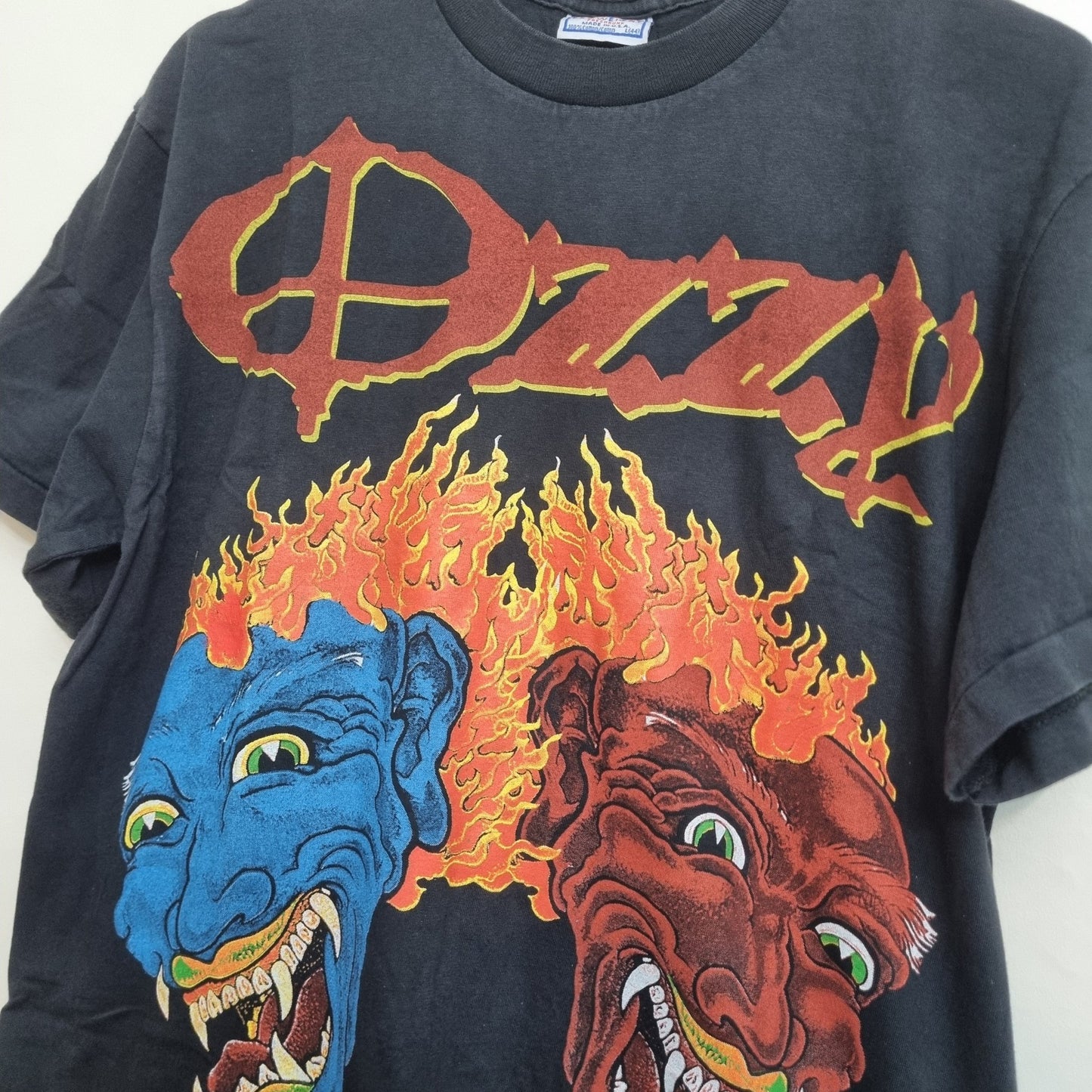 Ozzy Osbourne Vintage Tattoo Band T Shirt All Over Print vintage graphic Clothes, Shoes & Accessories:Men:Men's Clothing:Shirts & Tops:T-Shirts by Golden Era Tees