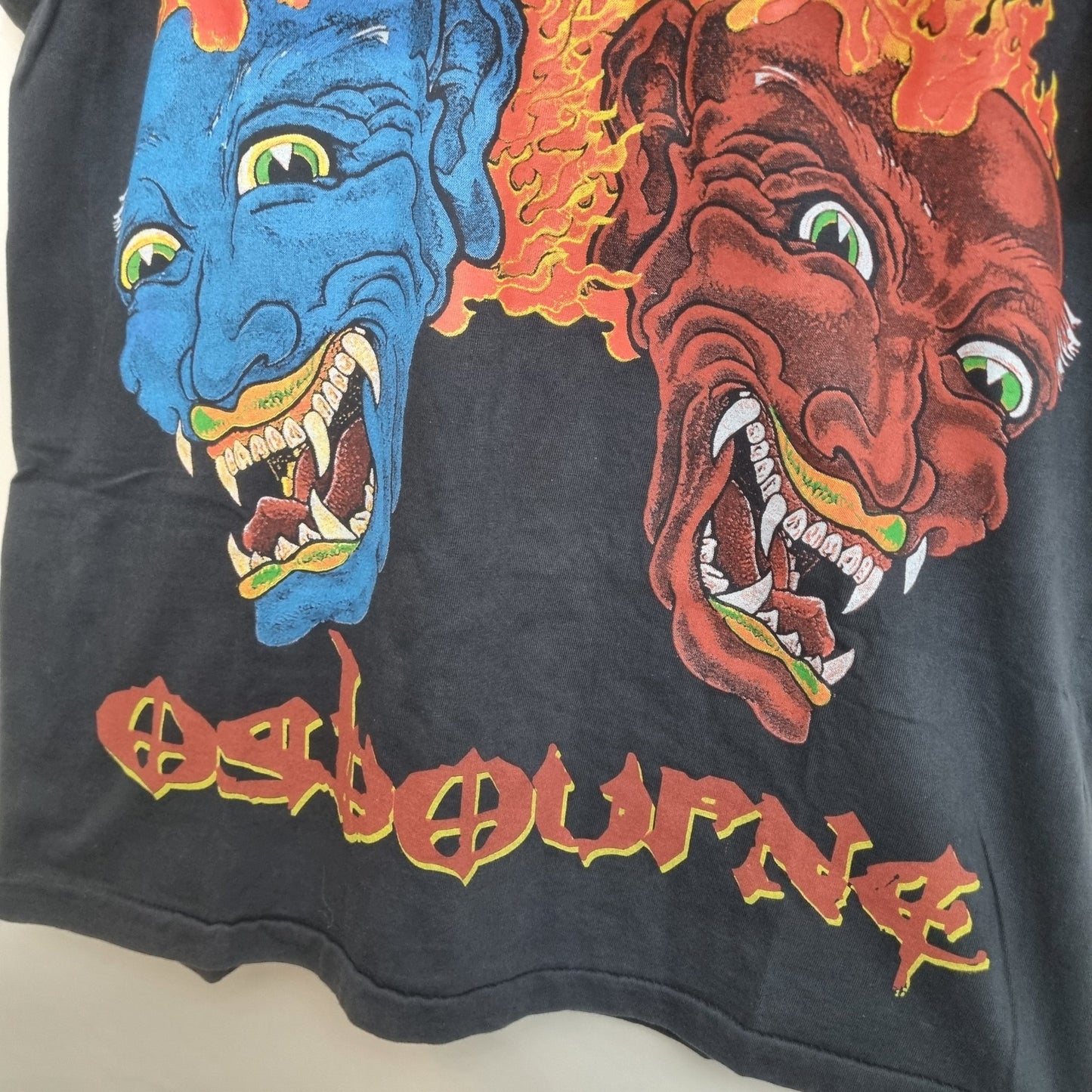 Ozzy Osbourne Vintage Tattoo Band T Shirt All Over Print vintage graphic Clothes, Shoes & Accessories:Men:Men's Clothing:Shirts & Tops:T-Shirts by Golden Era Tees