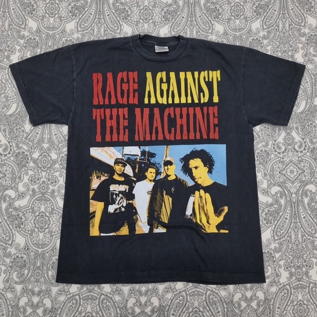 Rage Against The Machine Vintage T-Shirt Against All Odds Graphic Print vintage graphic Vintage Tees by Golden Era Tees