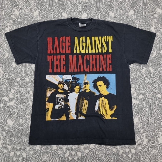 Rage Against The Machine Vintage T-Shirt Against All Odds Graphic Print vintage graphic Vintage Tees by Golden Era Tees