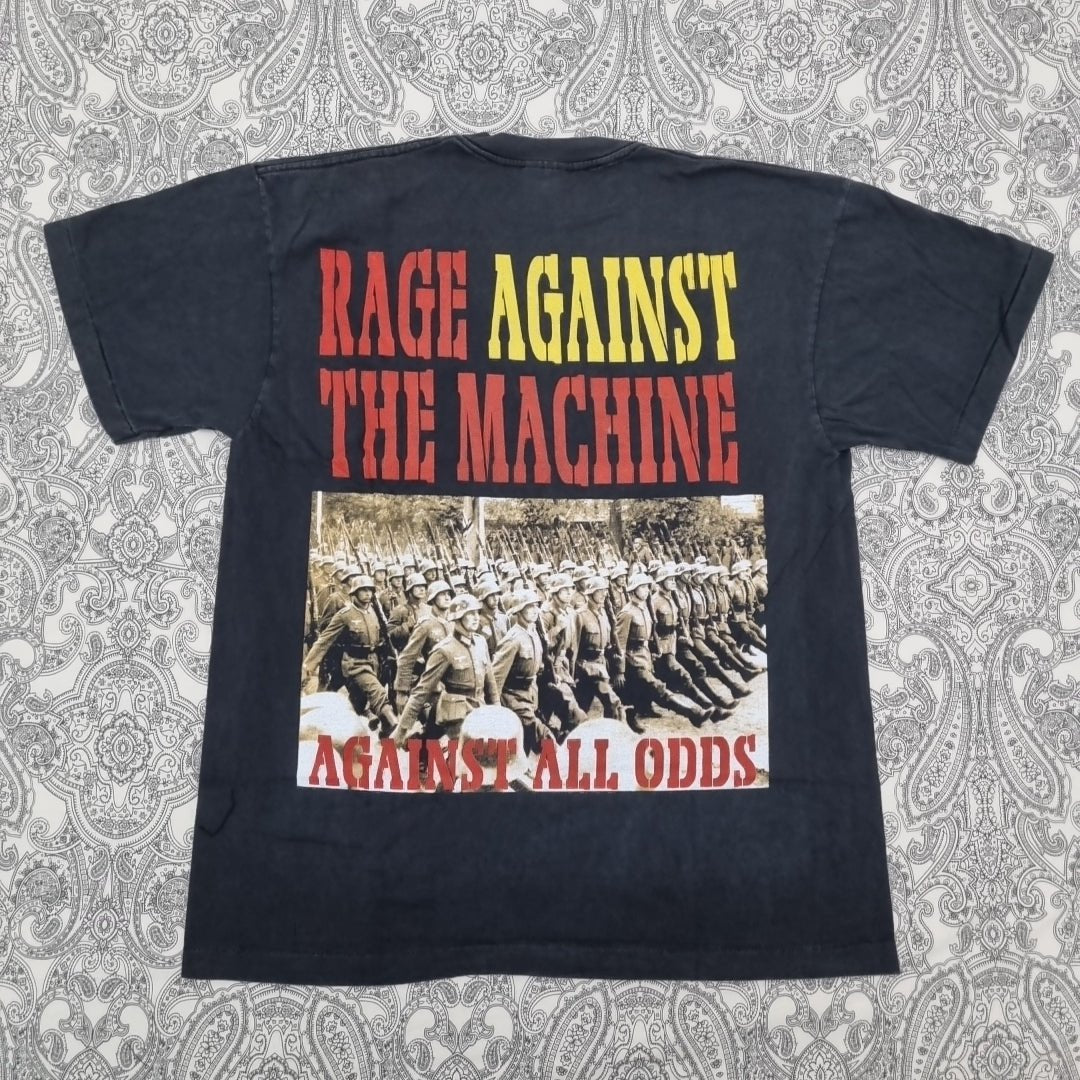 Rage Against The Machine Vintage T-Shirt Against All Odds Graphic Print vintage graphic Vintage Tees by Golden Era Tees