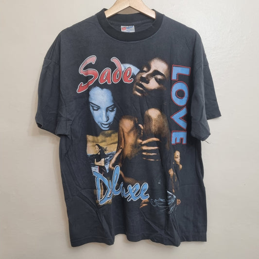 Sade Vintage Band T Shirt Love Deluxe Graphic Tee Kiss Of Life vintage graphic Clothes, Shoes & Accessories:Men:Men's Clothing:Shirts & Tops:T-Shirts by Golden Era Tees