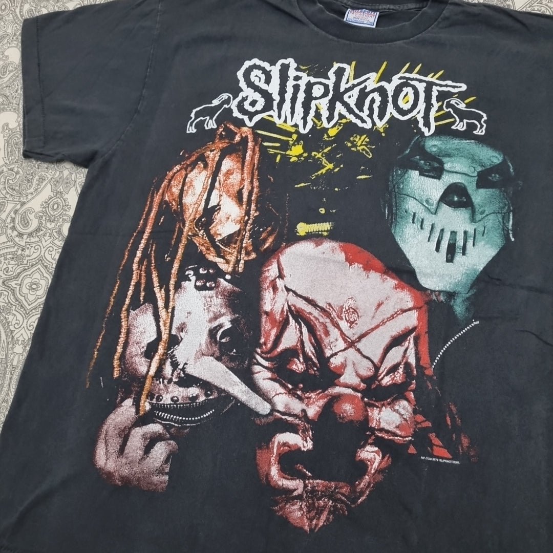 Slipknot Mask Vintage T Shirt OVP Single Stitch Band Tee vintage graphic Vintage Tees by Golden Era Tees