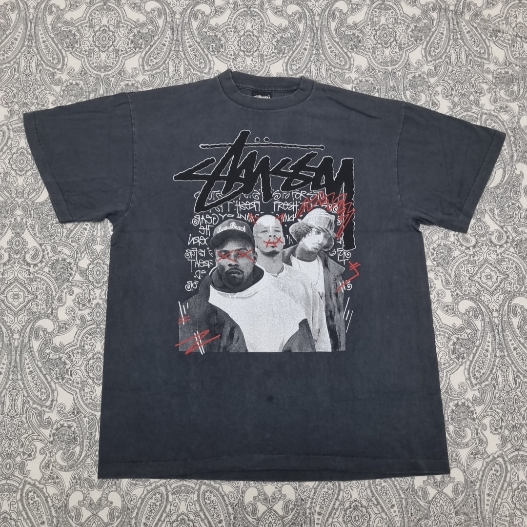 Stussy & Nate Dogg Vintage T Shirt Raptee Snoop Dogg Warren G vintage graphic Vintage Tees by Golden Era Tees