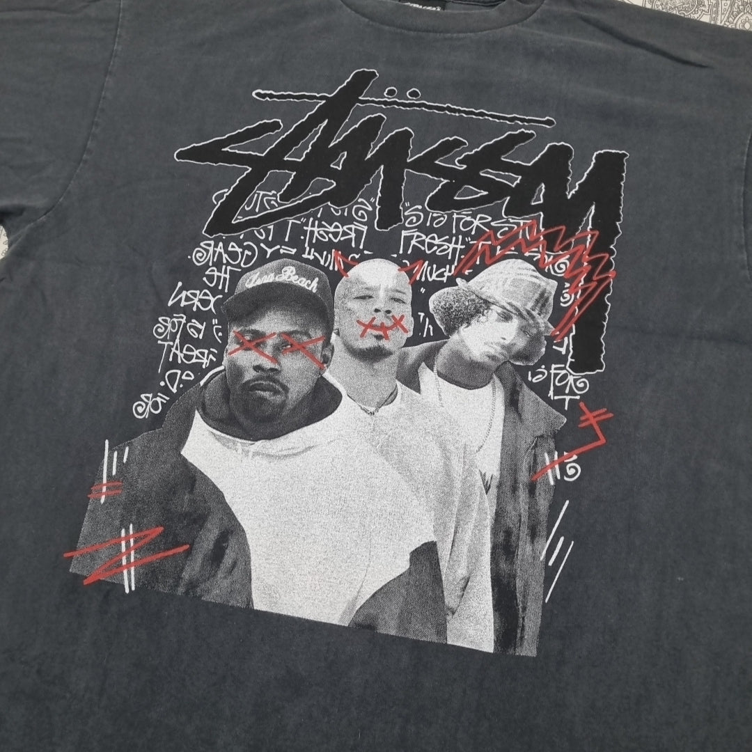 Stussy & Nate Dogg Vintage T Shirt Raptee Snoop Dogg Warren G vintage graphic Vintage Tees by Golden Era Tees
