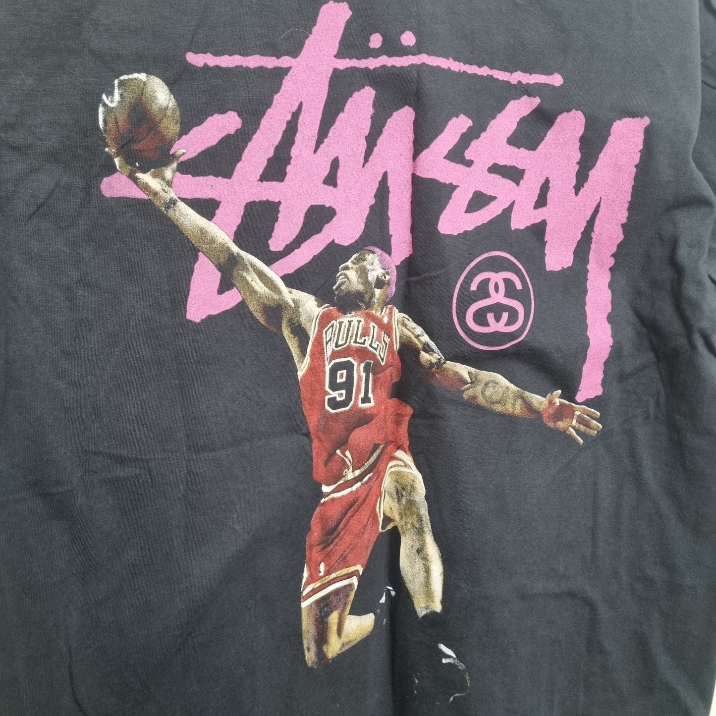 Stussy X Dennis Rodman T Shirt King Of Rebound Streetwear vintage graphic Clothes, Shoes & Accessories:Men:Men's Clothing:Shirts & Tops:T-Shirts by Golden Era Tees