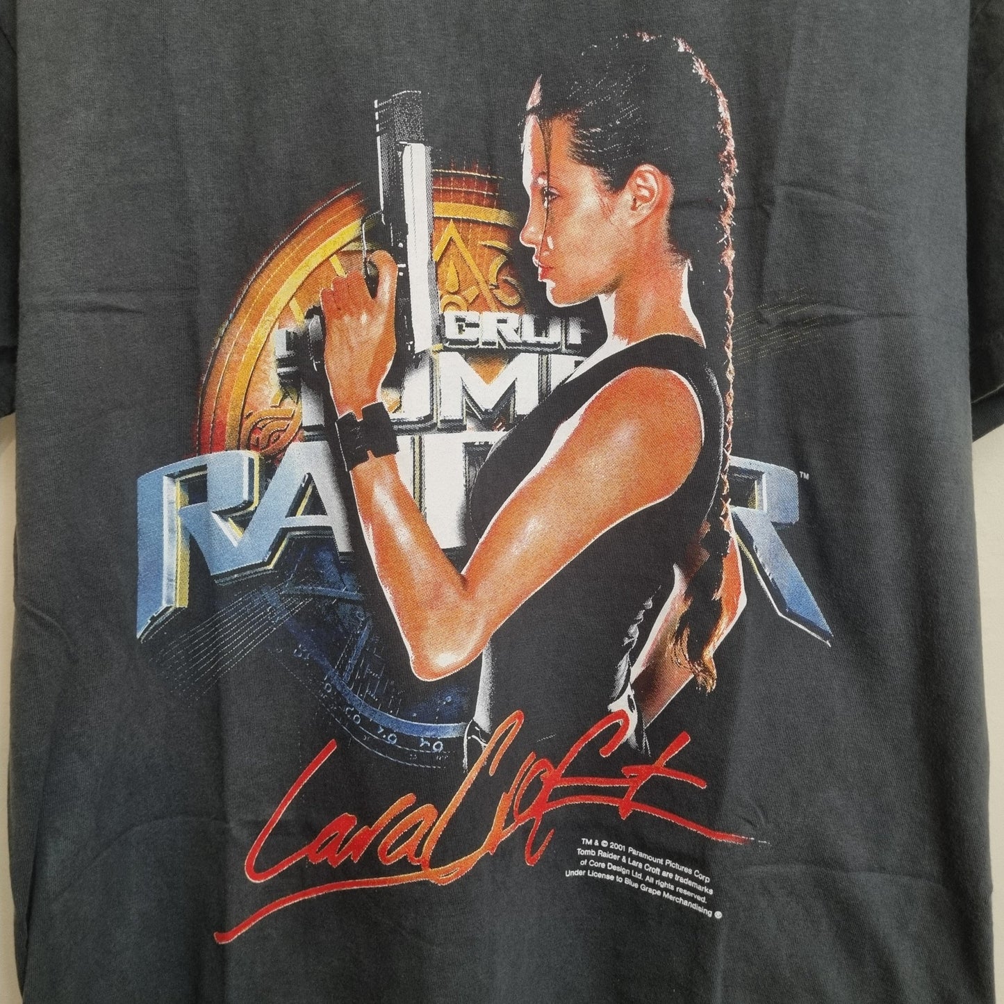 Tomb Raider Lara Croft Vintage Movie T Shirt Graphic Tee vintage graphic Vintage Tees by Golden Era Tees