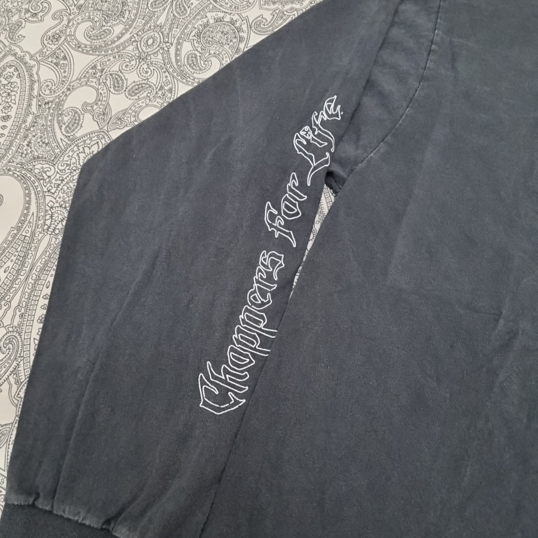 West Coast Choppers Vintage Cross T Shirt Black Blue Logo Long Sleeve vintage graphic Clothes, Shoes & Accessories:Men:Men's Clothing:Shirts & Tops:T-Shirts by Golden Era Tees
