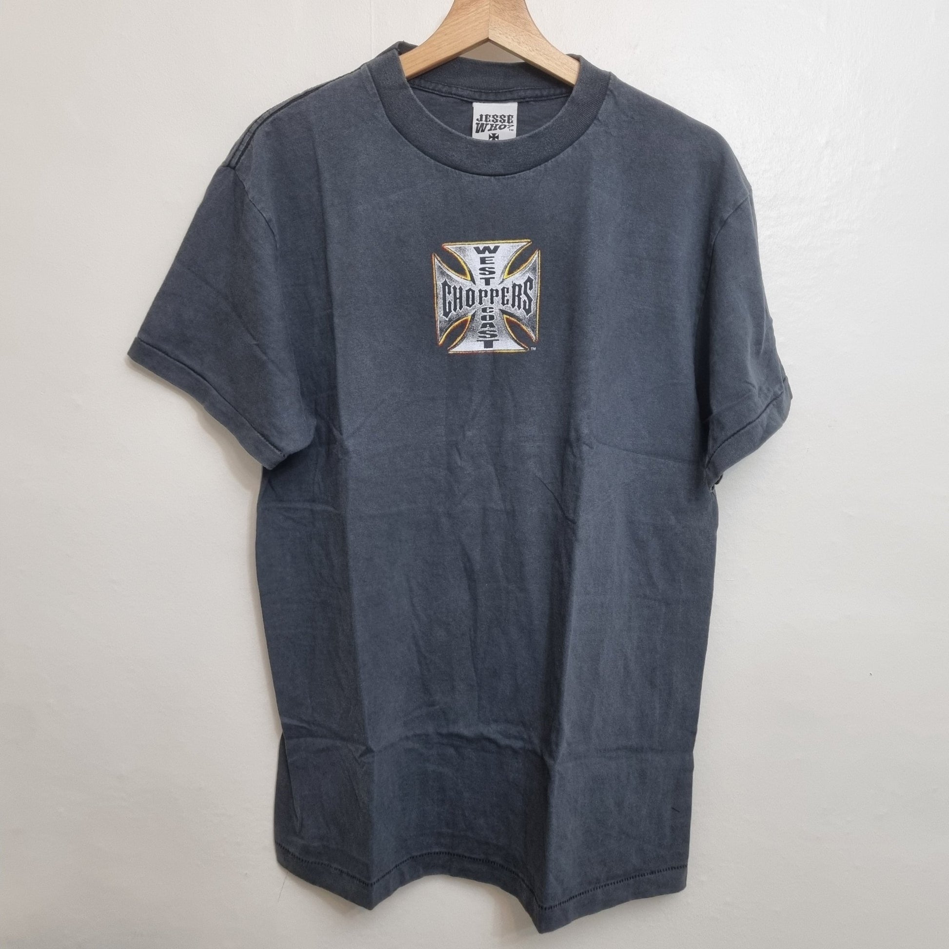 West Coast Choppers Vintage Cross T-shirt Orange Logo Print Tee vintage graphic Clothes, Shoes & Accessories:Men:Men's Clothing:Shirts & Tops:T-Shirts by Golden Era Tees