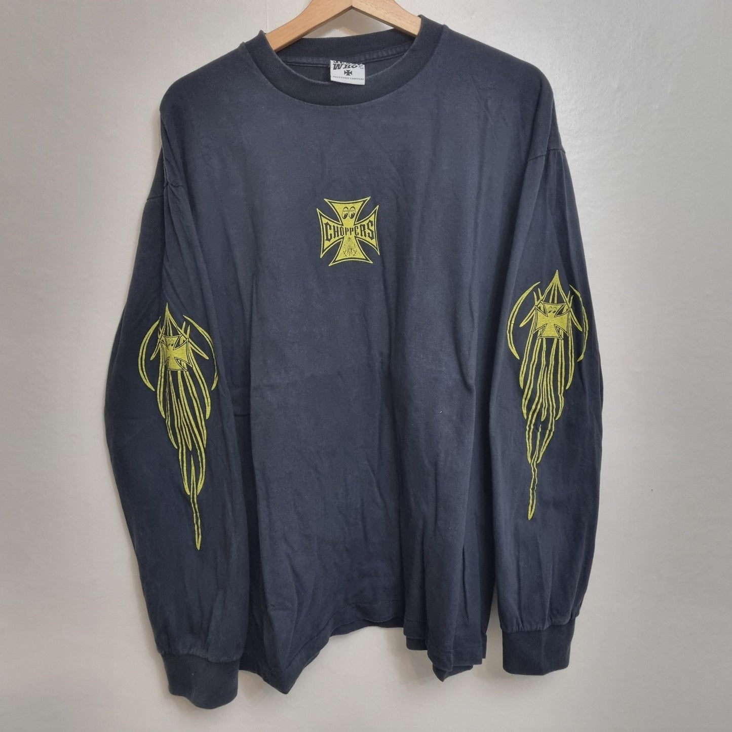 West Coast Choppers Vintage Cross T Shirt Surfers Craze Bike Tee vintage graphic Clothes, Shoes & Accessories:Men:Men's Clothing:Shirts & Tops:T-Shirts by Golden Era Tees