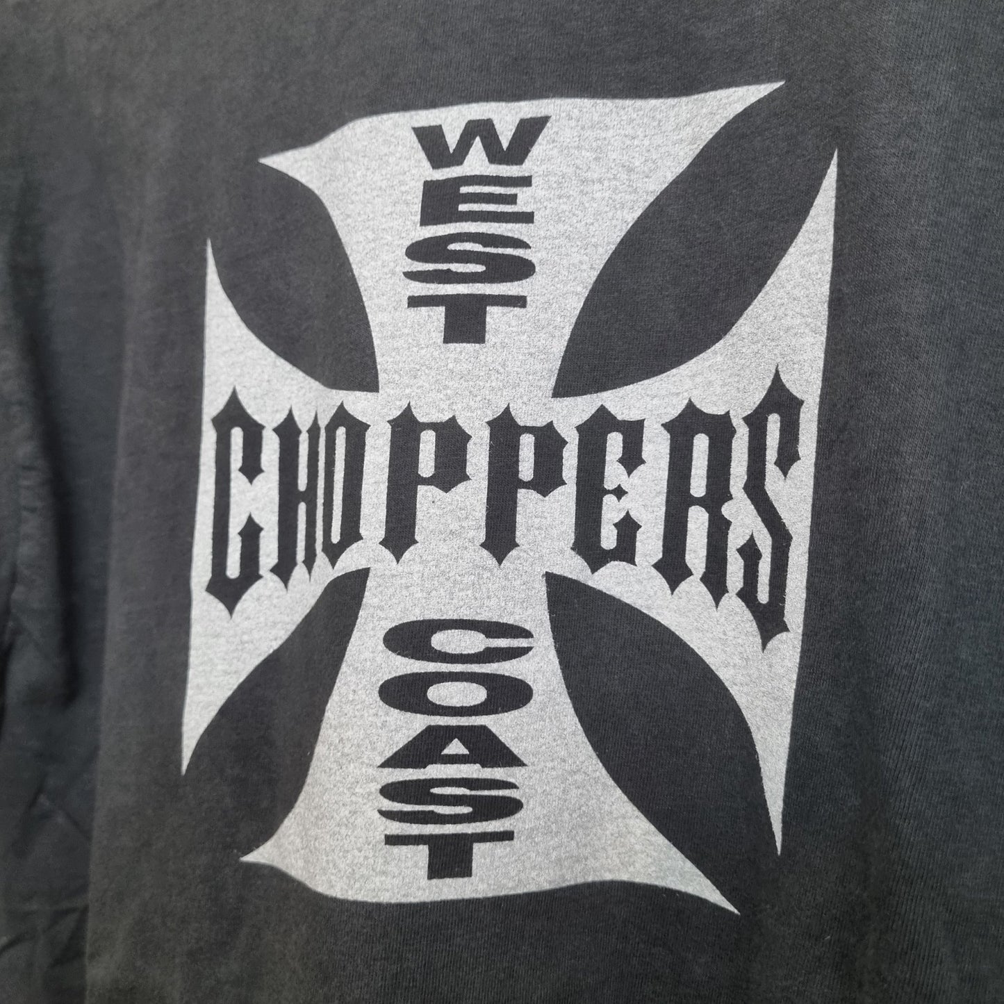 West Coast Choppers Vintage Cross T-shirt White Logo Print Tee vintage graphic Clothes, Shoes & Accessories:Men:Men's Clothing:Shirts & Tops:T-Shirts by Golden Era Tees