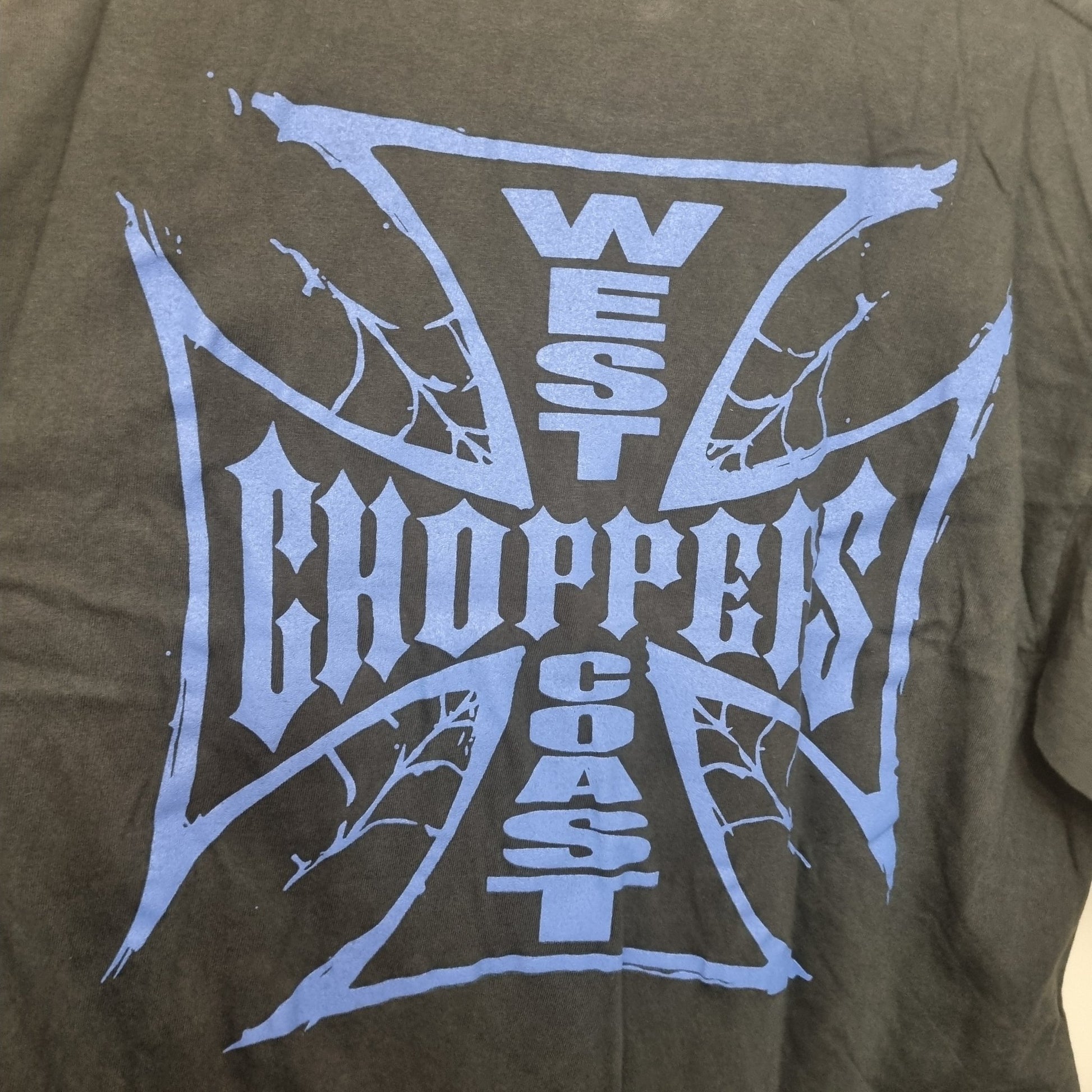 West Coast Choppers Vintage Long Sleeve T Shirt Cross Graphic Biker Y2K vintage graphic Clothes, Shoes & Accessories:Men:Men's Clothing:Shirts & Tops:T-Shirts by Golden Era Tees