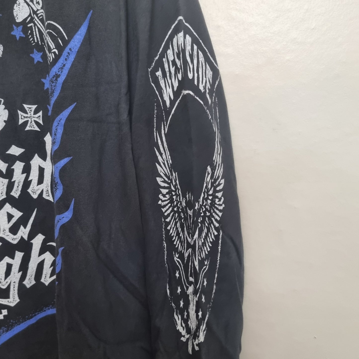 West Coast Choppers Vintage Long Sleeve T Shirt Cross Graphic Biker Y2K vintage graphic Clothes, Shoes & Accessories:Men:Men's Clothing:Shirts & Tops:T-Shirts by Golden Era Tees