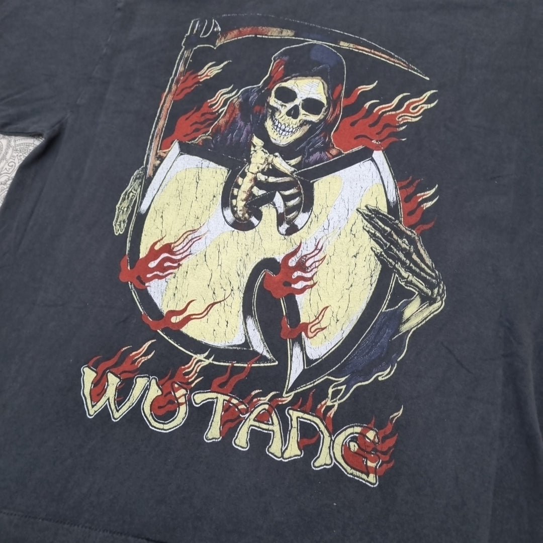 Wu - Tang Clan Cream Vintage T-Shirt Raptee 90s Grim Reaper vintage graphic Vintage Tees by Golden Era Tees