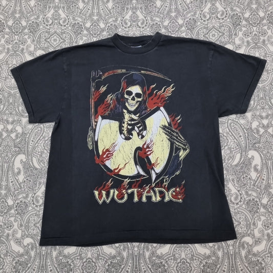 Wu - Tang Clan Cream Vintage T-Shirt Raptee 90s Grim Reaper vintage graphic Vintage Tees by Golden Era Tees